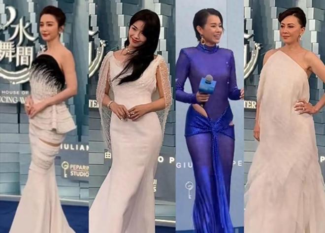 ：刘嘉玲脸垮了舒淇又嫩了胡杏儿赢麻尊龙凯时网站澳门水舞间镜头好真实(图10)